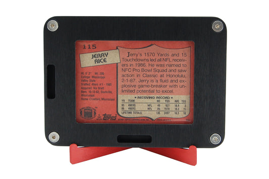 Aluminum Single Card Frame (accepts Pro-Mold 35 pt. or 55 pt. magnetic card holder)