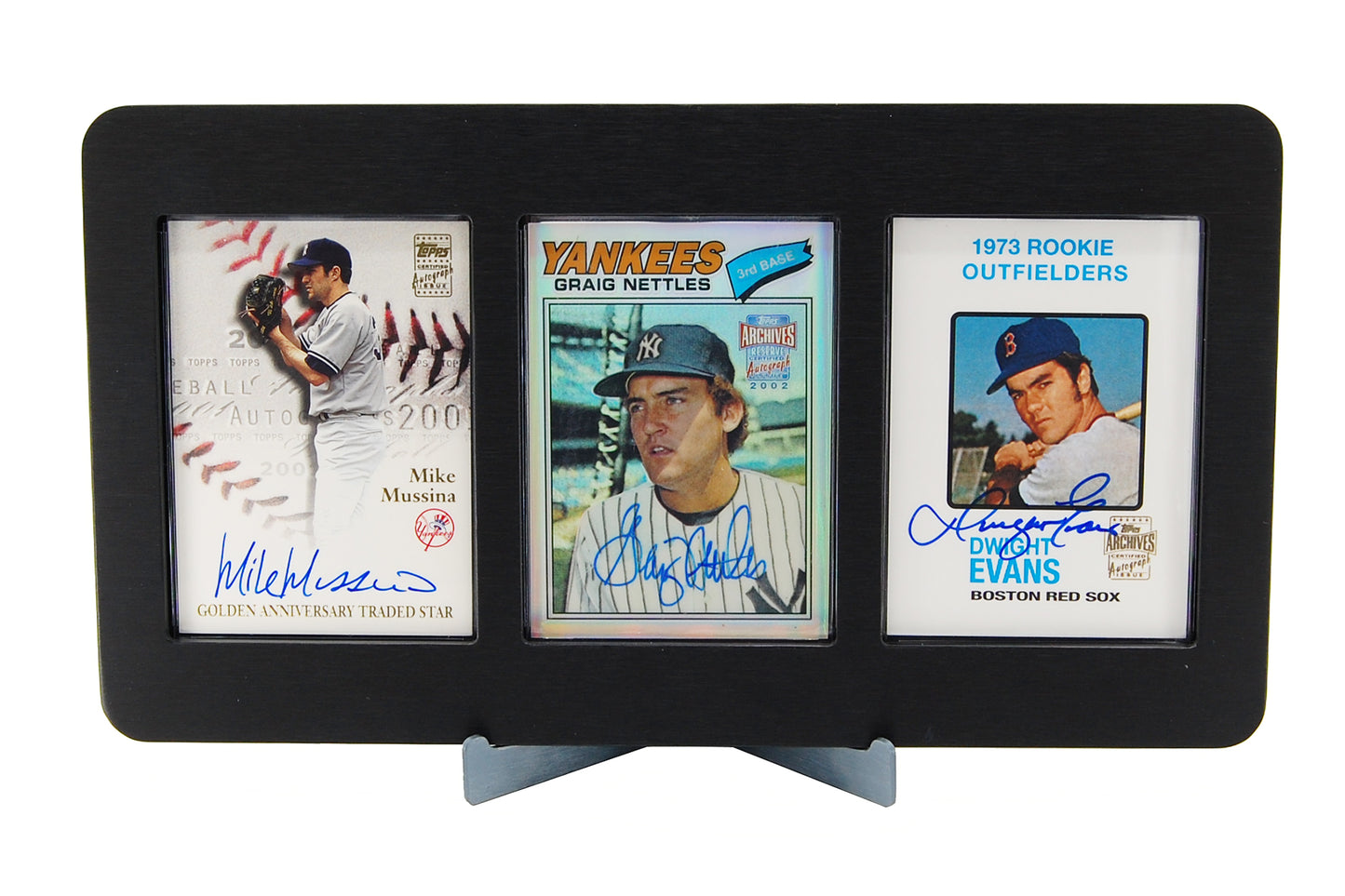 Aluminum 3 Card Frame (accepts Pro-Mold 35 pt. or 55 pt. magnetic card holders)