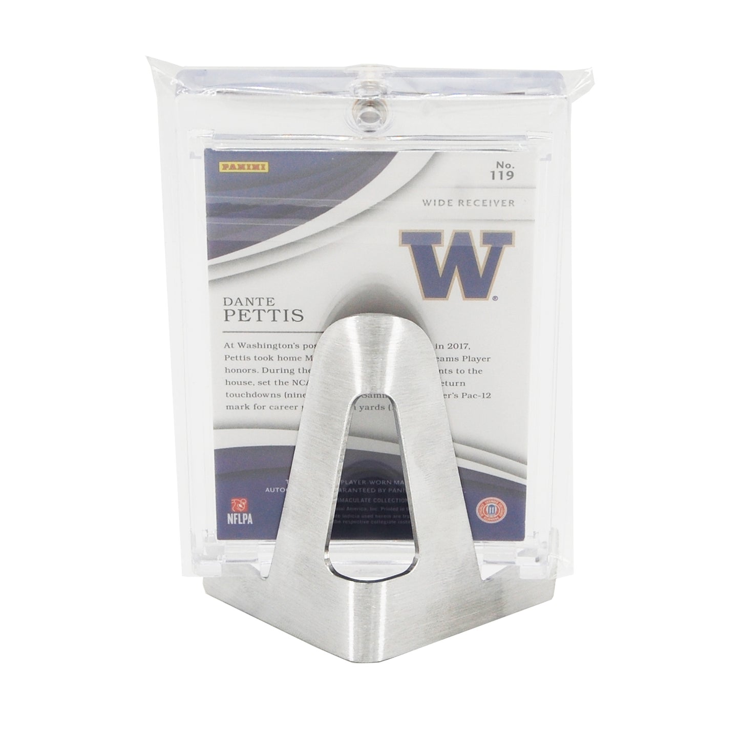Enjoy Your Cards Brushed Aluminum Easel Style Sports Card Stand (up to 230 pts.)