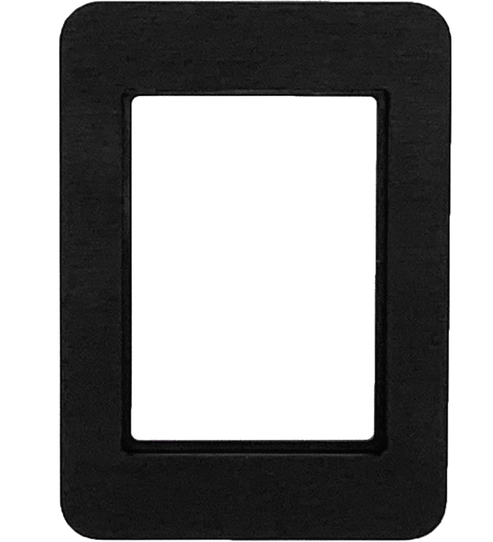 Aluminum Single Card Frame (accepts Pro-Mold 35 pt. or 55 pt. magnetic card holder)