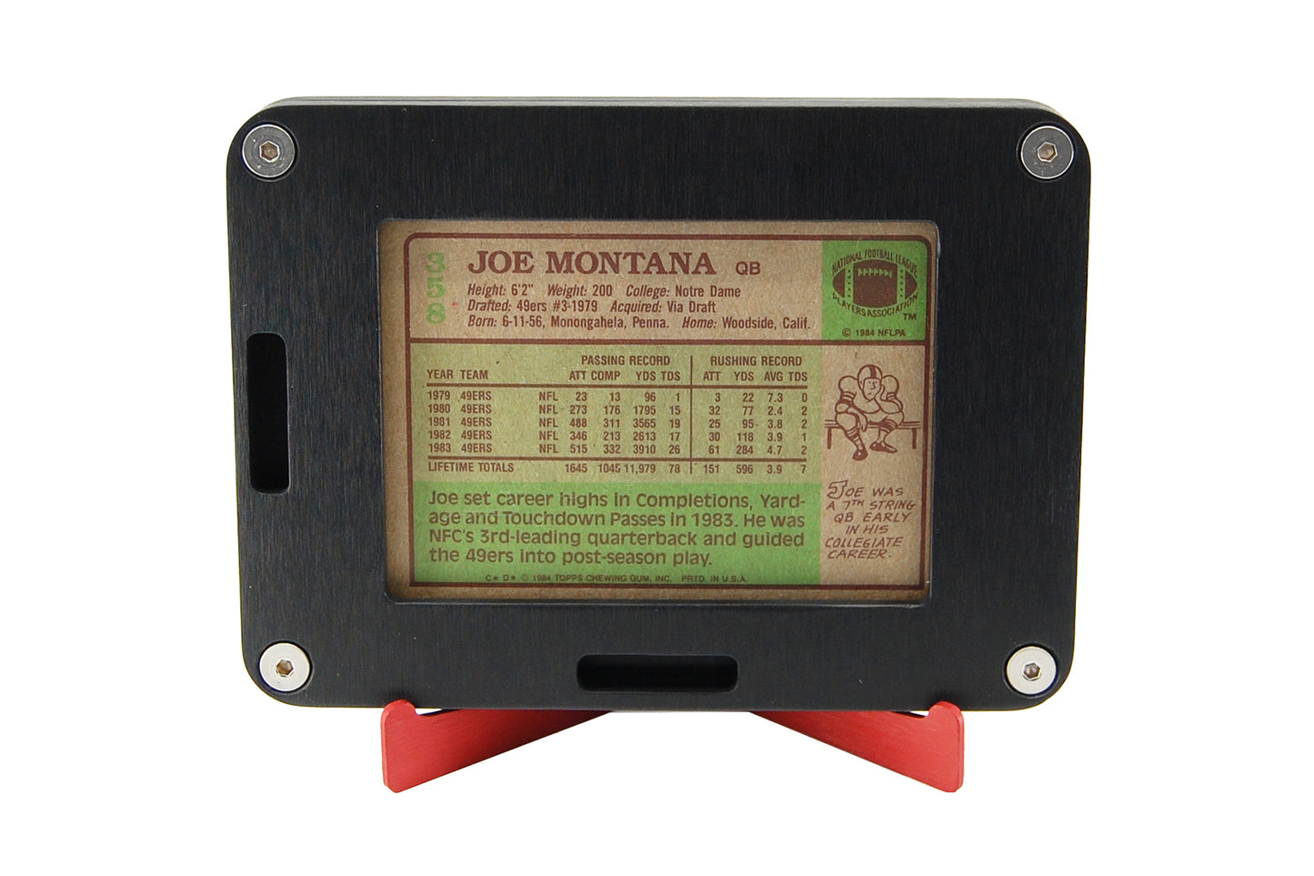 Aluminum Single Card Frame (accepts Magnetic / One Touch 35 pt. card holders)