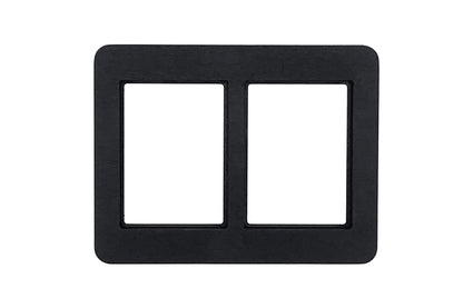 Aluminum 2 Card Frame (accepts Magnetic / One Touch 35 pt. card holders)