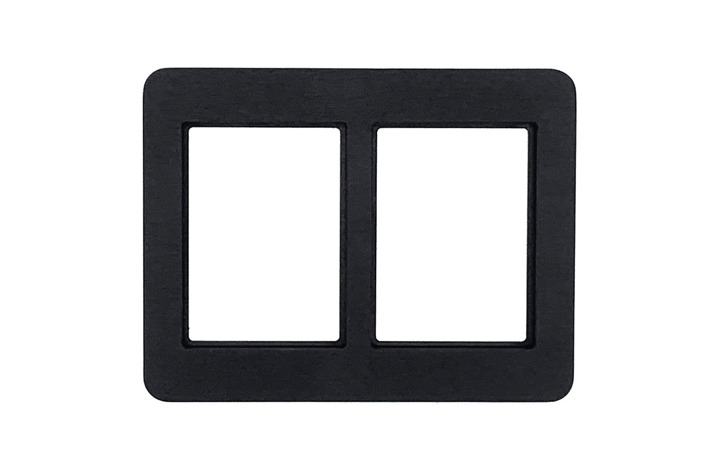 Aluminum 2 Card Frame (accepts Magnetic / One Touch 35 pt. card holders)