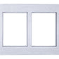 Aluminum 2 Card Frame (accepts Magnetic / One Touch 35 pt. card holders)