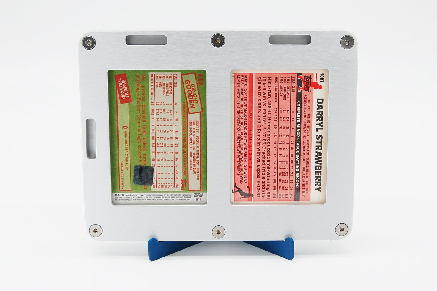 Aluminum 2 Card Frame (accepts Magnetic / One Touch 35 pt. card holders)