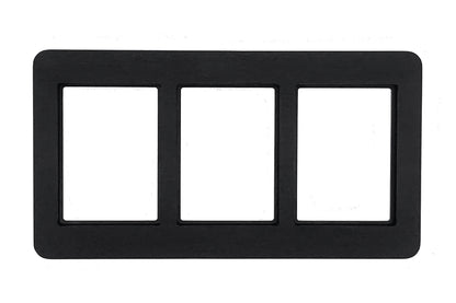 Aluminum 3 Card Frame (accepts Magnetic / One Touch 35 pt. card holders)