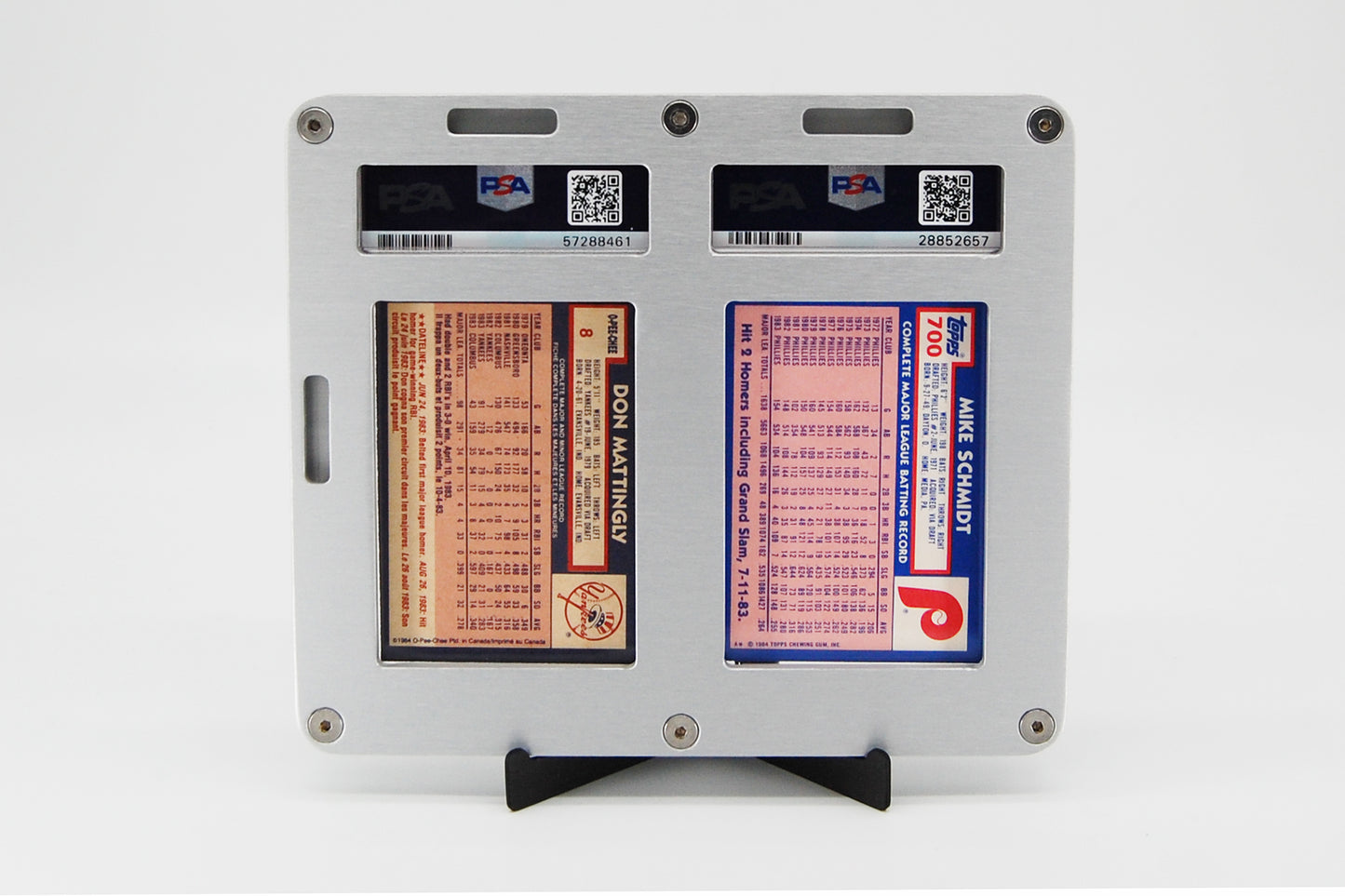 Aluminum 2 Card Frame (accepts PSA slabs)