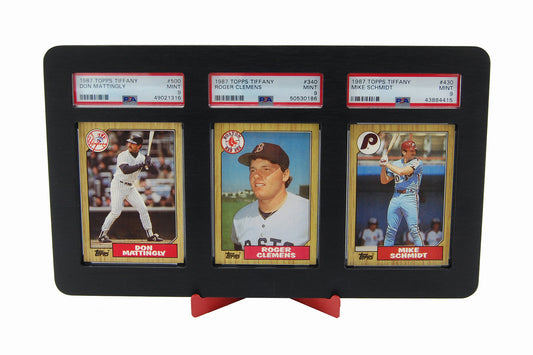 Aluminum 3 Card Frame (accepts PSA slabs)