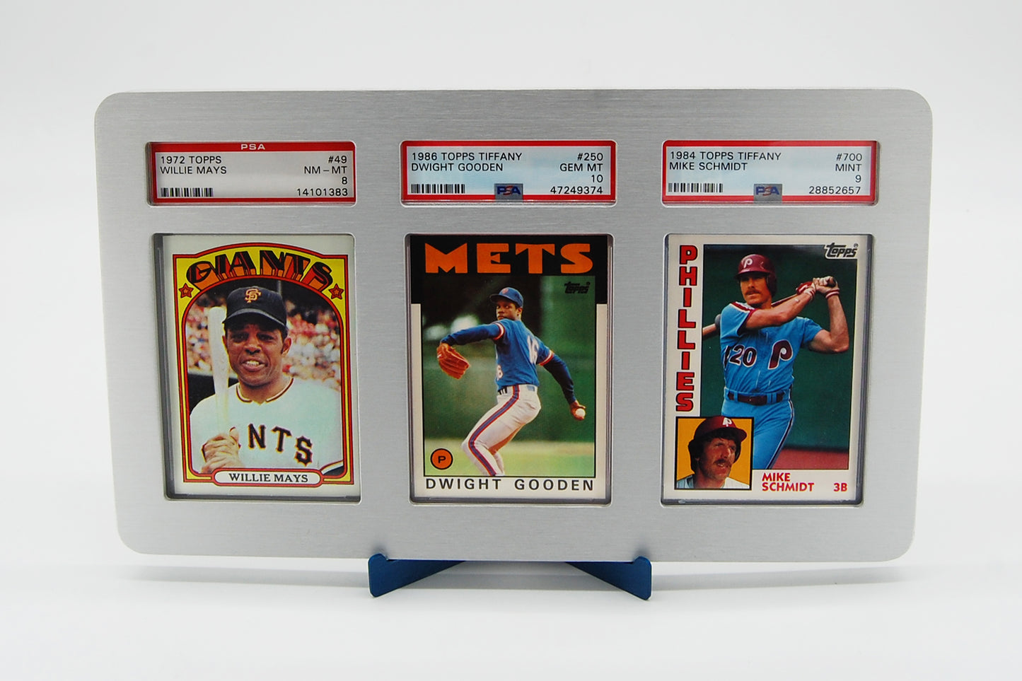 Aluminum 3 Card Frame (accepts PSA slabs)