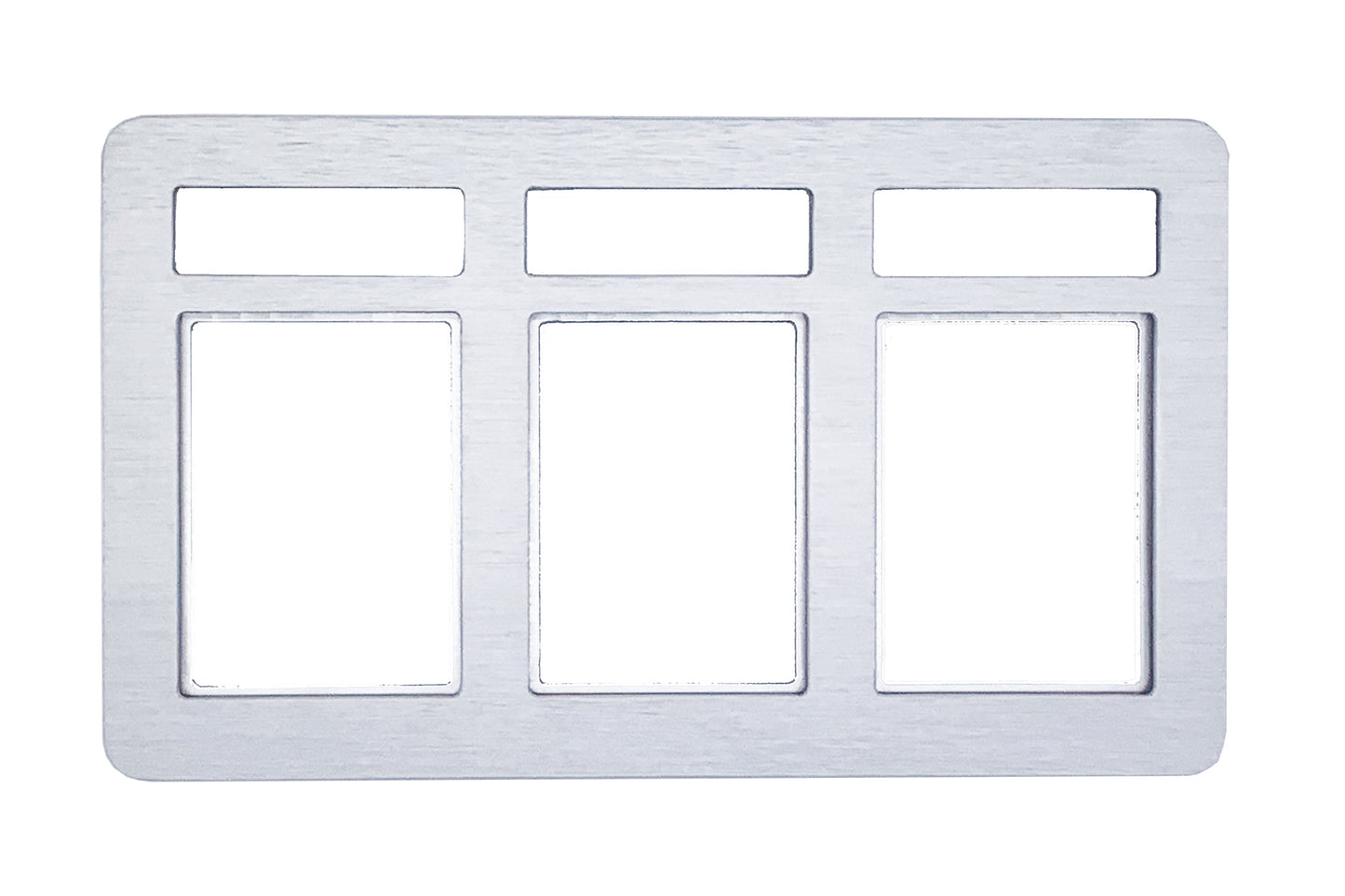 Aluminum 3 Card Frame (accepts PSA slabs)