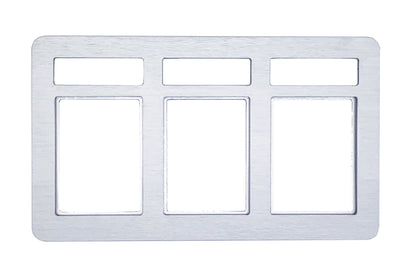 Aluminum 3 Card Frame (accepts PSA slabs)