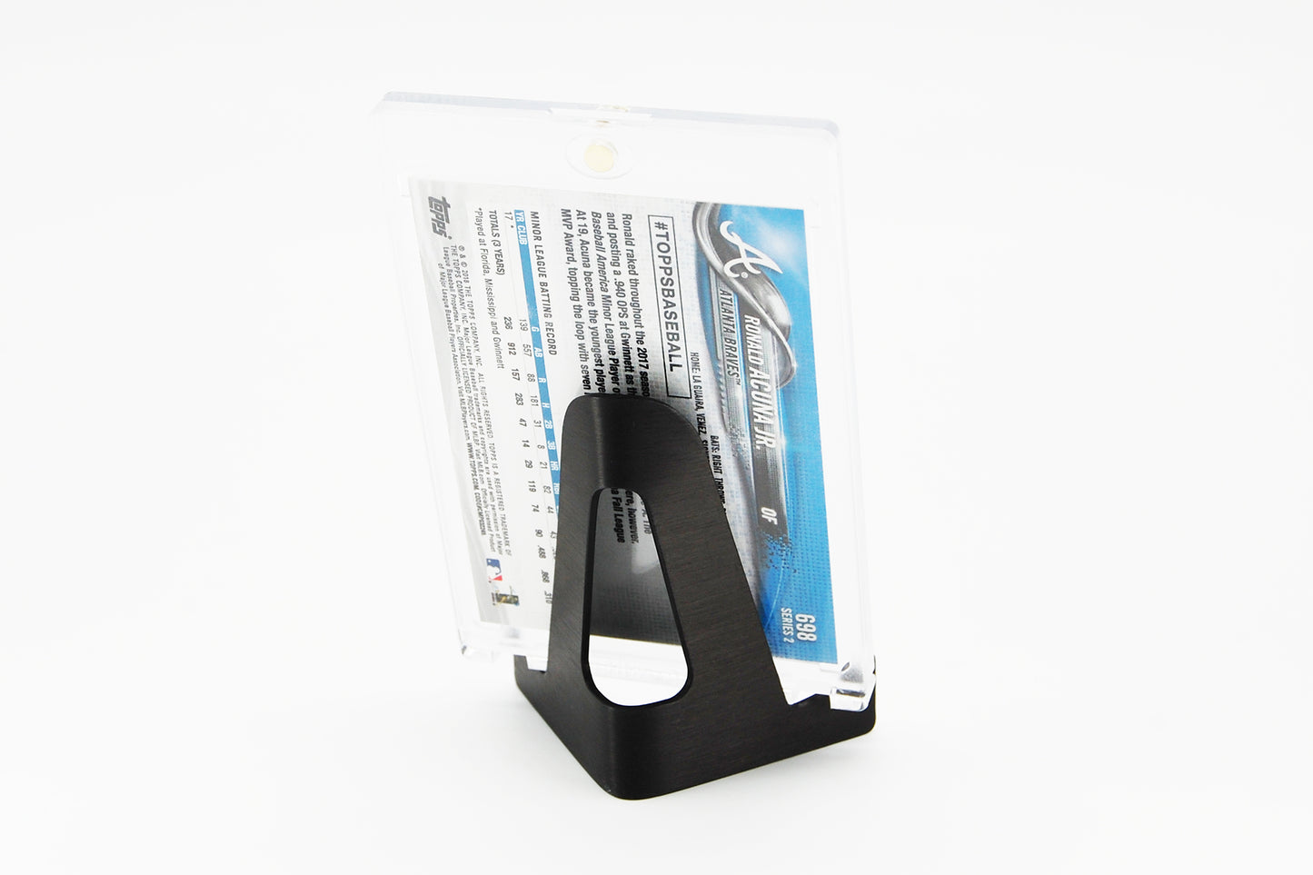 Aluminum Easel Style Card Stands for Most Magnetic Card Holders (up to 55 pts.)